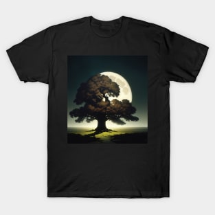 A tree in the moonlight T-Shirt